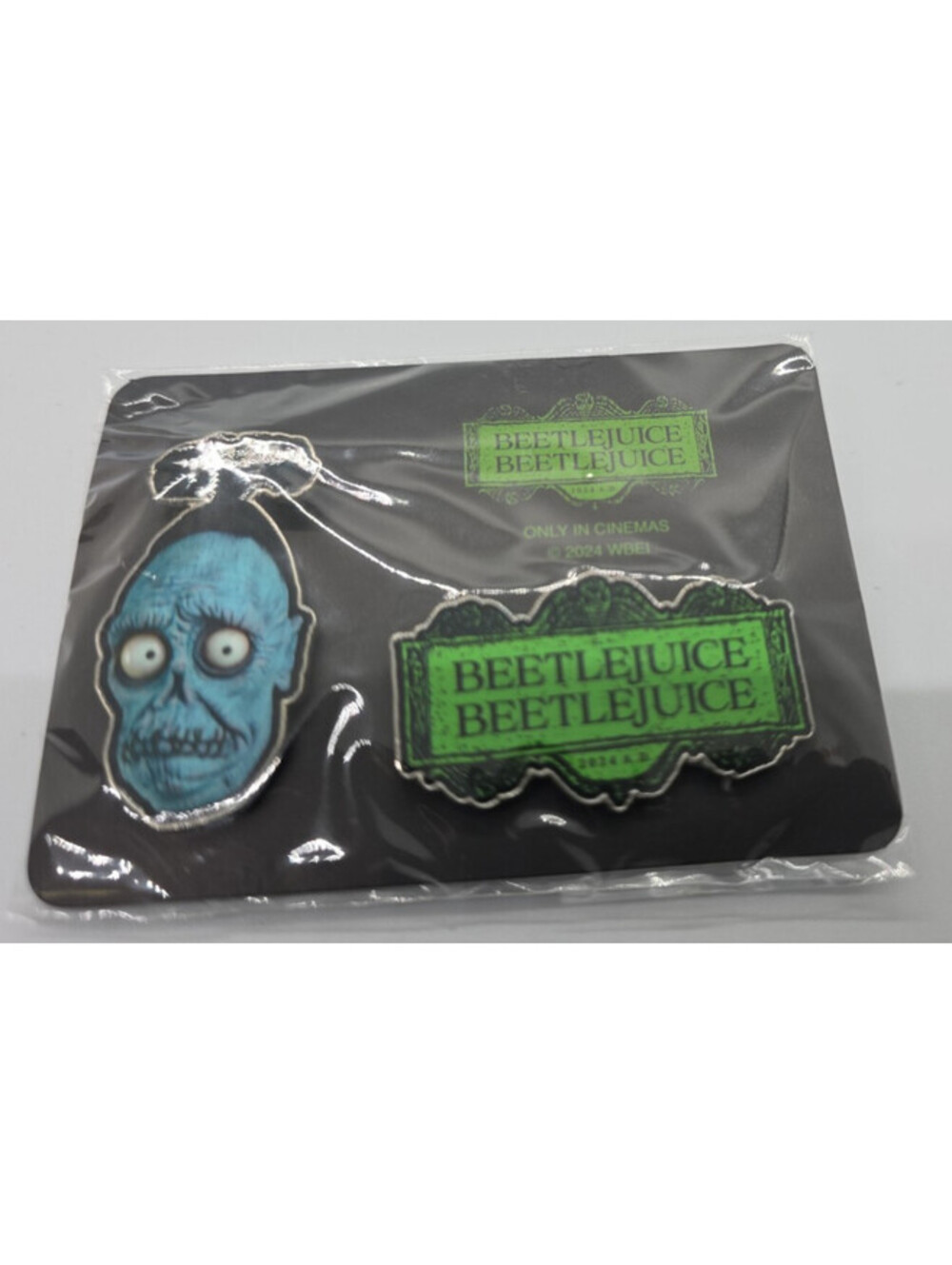 Beetlejuice Collectible Pins Badge Movies logo.